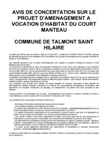 thumbnail of Avis au public concertation