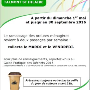 Collecte des ordures ménagères