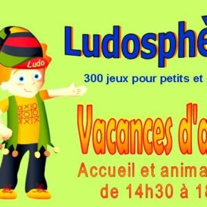 Ludosphère, le programme des vacances d’avril