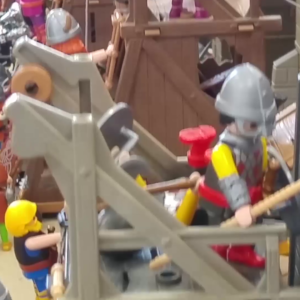 Exposition Playmobil à la Médiathèque