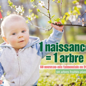 60 arbres plantés pour 60 naissances en 2021
