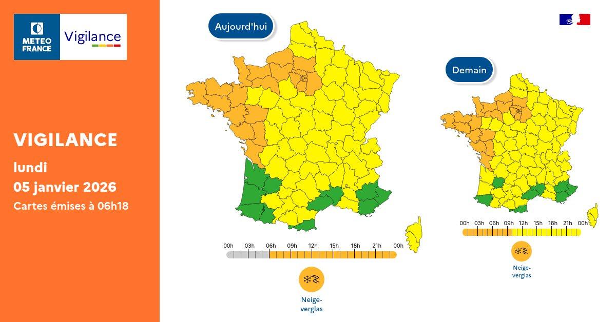 carte vigilance orange