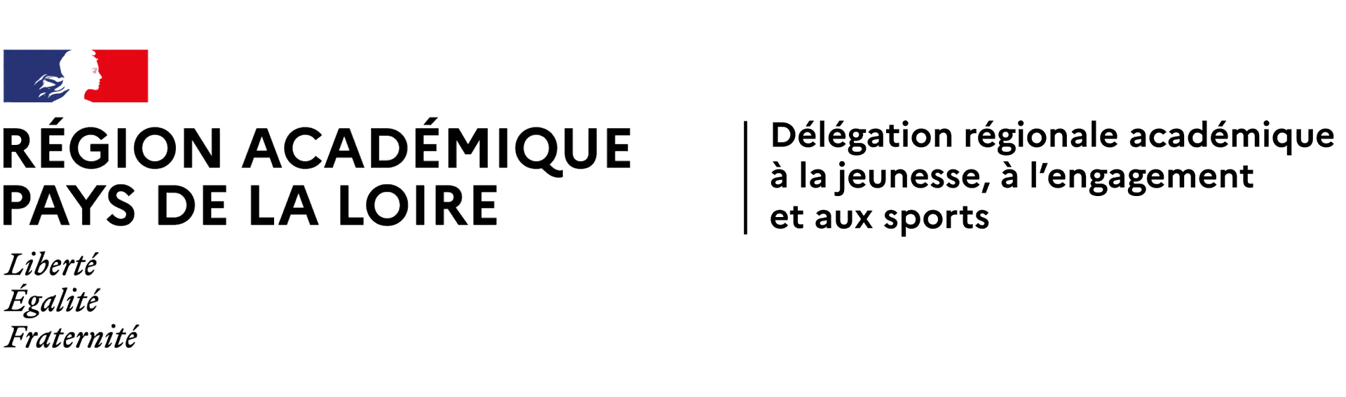 Logo DRAJES - Région Académique Pays de la Loire
