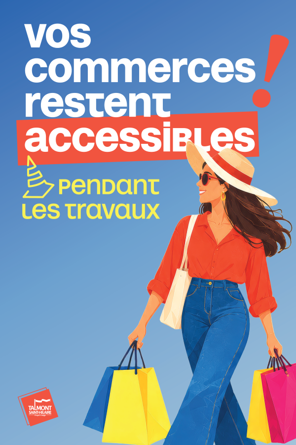 Panneaux Commercants - travaux assainissements 2026